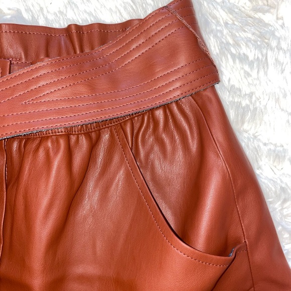 BB Dakota Belt So Real Faux Leather Skirt- NWT - Picture 10 of 16